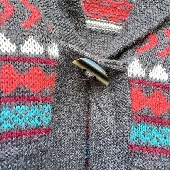 SouthWestern Inspired Cardigan Sweater wool blend Size S - Picture 4 of 8